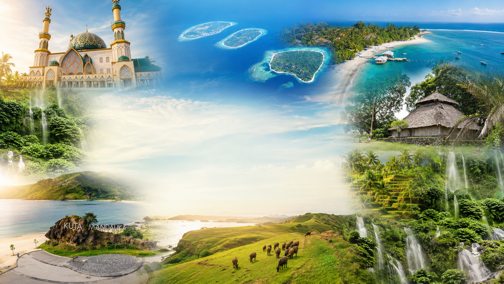 Paysages de Lombok — Voyage halal authentique